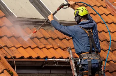 Démoussage et hydrofuge de toiture à Tamerville